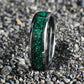 Malachite Ring, Couples Malachite Rings, Malachite Wedding Bands