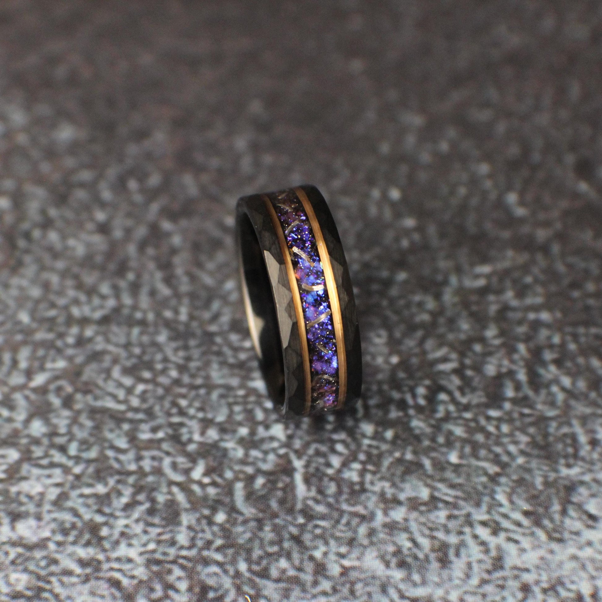 Galaxy Space Themed Wedding Ring