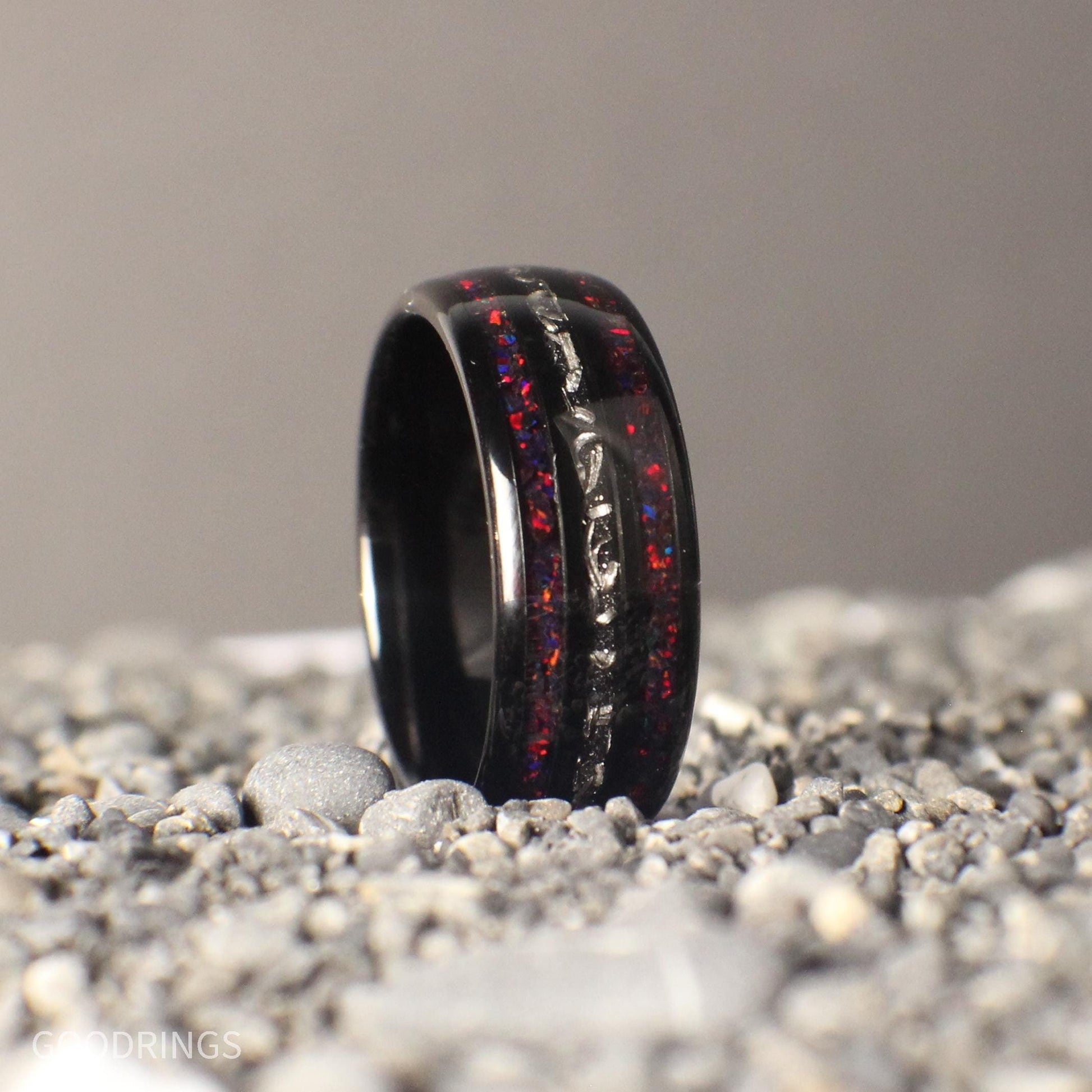 Meteorite Wedding Ring