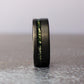 Black Tungsten ring for men